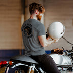 Close-up of Dove at Dawn Alive & Free in Him T-shirt featuring a bold graphic design and comfortable fit.