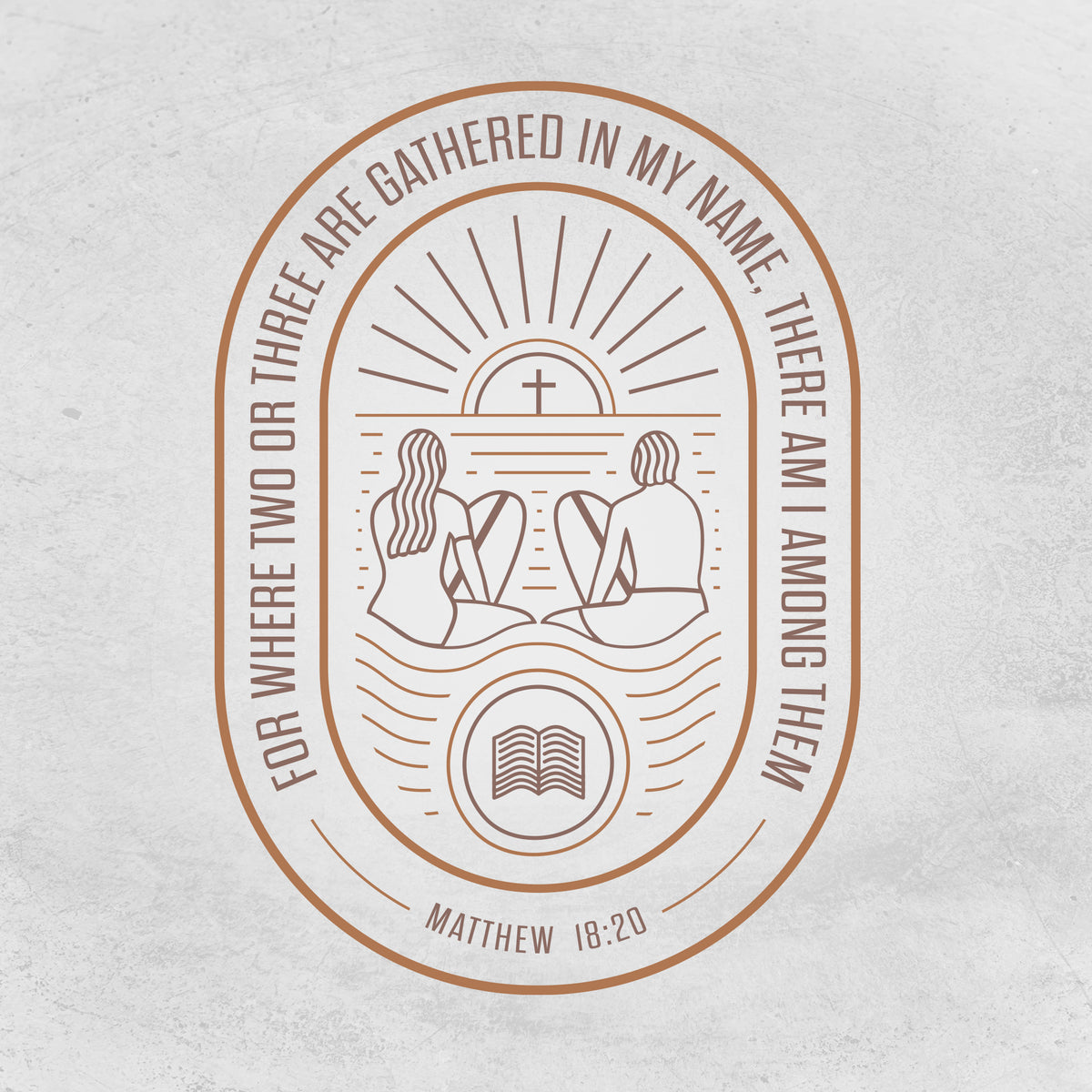 Gathered in my Name - White Tee