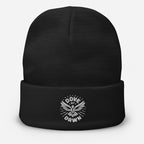 dove at dawn black beanie